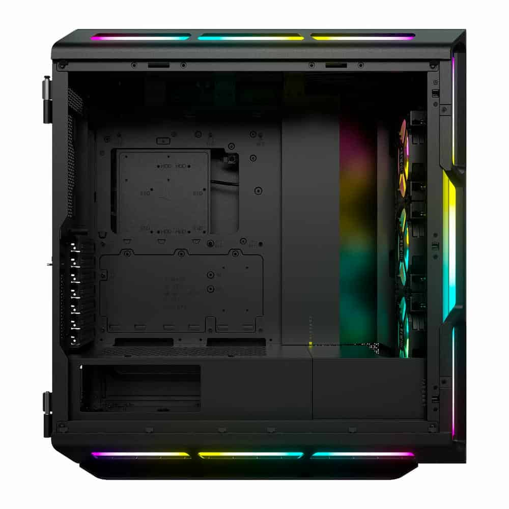 (image for) Corsair iCUE 5000T RGB Black Mid Tower Tempered Glass PC Gaming Case